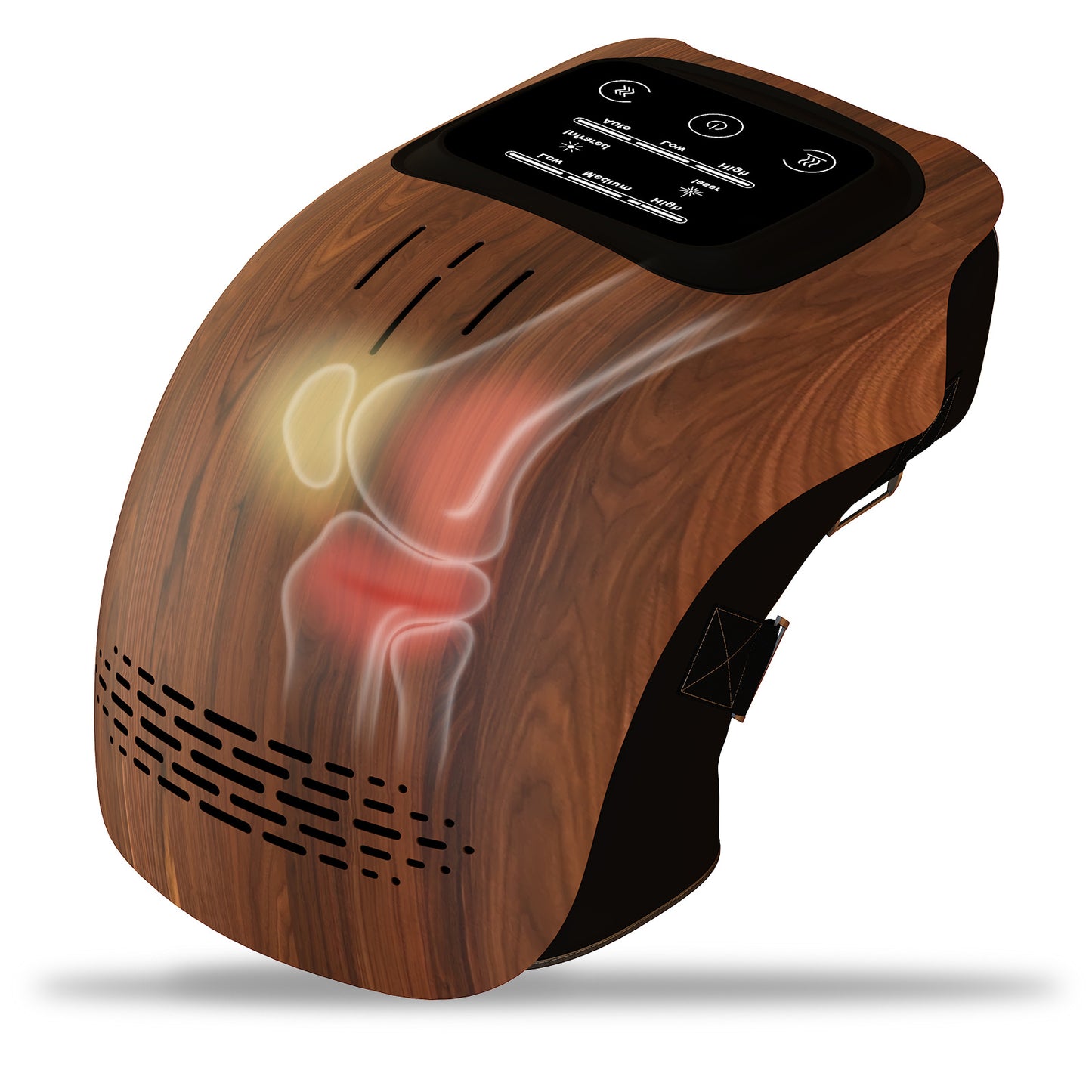 Smart Electric Knee Massager with Heat, Vibration & Infrared Laser Therapy – Rechargeable Pain Relief Device